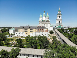 Astrakhan. Astrakhan Kremlin. Fortress. Assumption Cathedral and the bell tower of the Astrakhan...