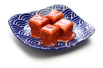 tofuyo, fermented tofu, japanese okinawa delicacy food