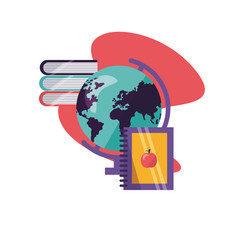 Back to school vector design