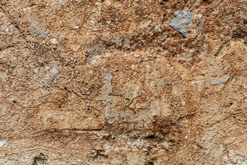 Old Weathered Damaged Brownish Stone Texture