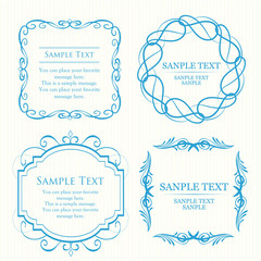 アンティークフレーム　カリグラフィー　デコレーション素材　装飾