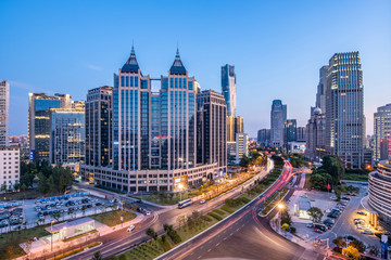Fototapeta premium hong kong city at night