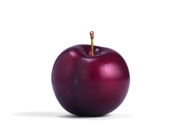 plum on a white background