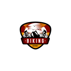 Mountain Bike Logo Vectors