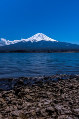 Mt. Fuji at kawaguchiko Fujiyoshida, Japan.