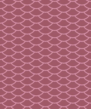 Seamless pattern in oriental motifs in shades of pink, abstract background