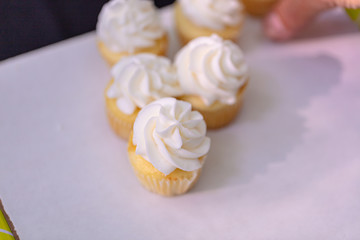 Mini Vanilla Cupcake Deserts