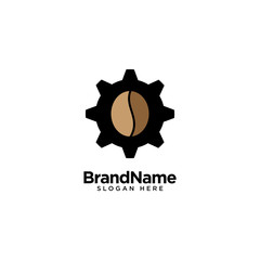 Mechanical Coffee Logo Design Inspiration