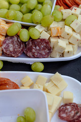 Fruit Cheese Salami Platter