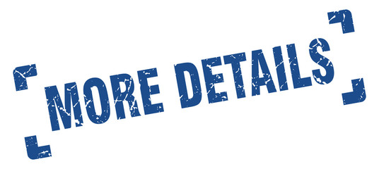 more details stamp. more details square grunge sign. more details