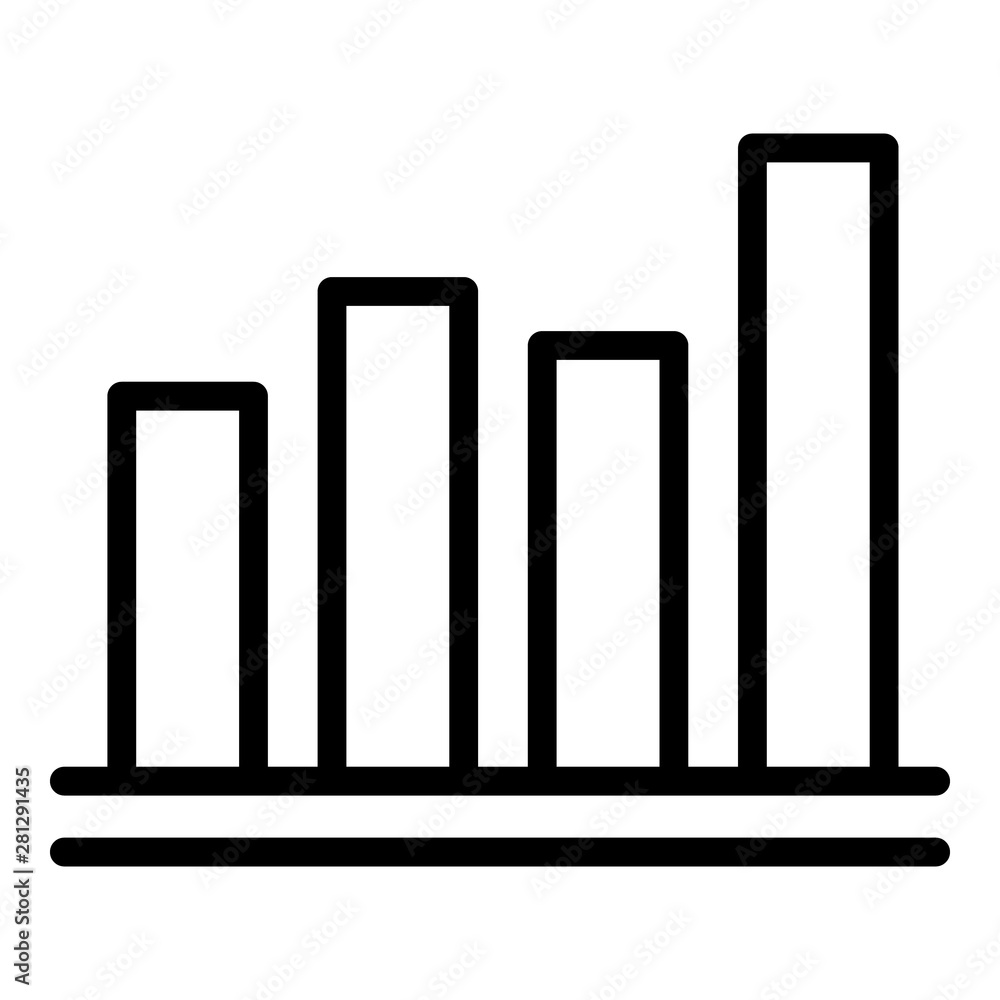 Poster sales schedule icon. outline sales schedule vector icon for web design isolated on white background