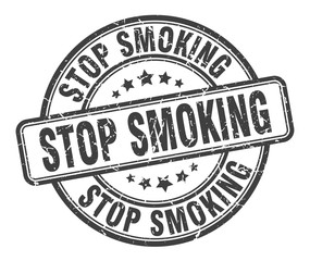 stop smoking stamp. stop smoking round grunge sign. stop smoking