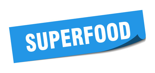 superfood sticker. superfood square isolated sign. superfood