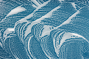 Soap bubbles background- texture liquid