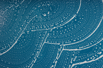 Soap bubbles background- texture liquid