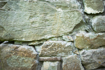 texture of masonry, a fragment of a stone wall of an ancient temple of the 10th century, background, backdrop