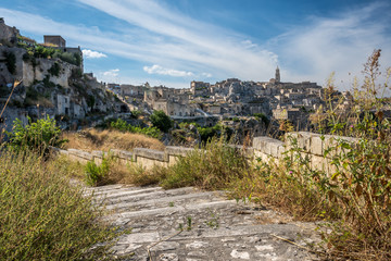 Matera, the city of stones of Matera in Basilicata, European capital of culture and UNESCO world heritage site