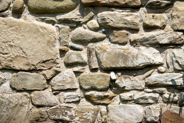 texture of masonry, a fragment of a stone wall of an ancient temple of the 10th century, background, backdrop