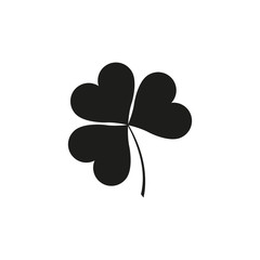 Irish Shamrock icon. Simple vector illustration