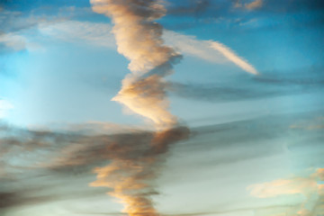 vertical cloud formation