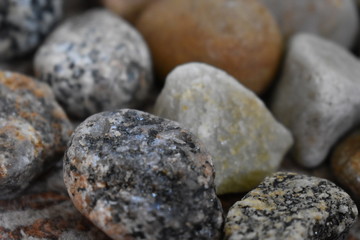Fototapeta na wymiar Collection of pebbles.