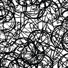 Seamless black and white grunge background