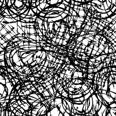 Obraz premium Seamless black and white grunge background
