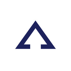 modern abstract triangle design 