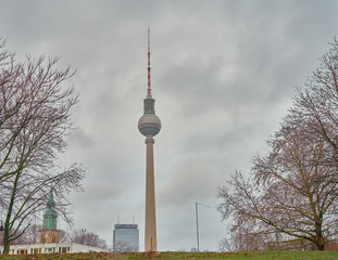 tv tower in berlin architecture