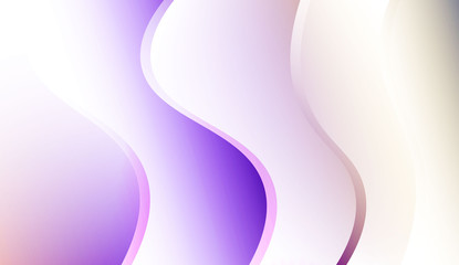 Template Creative Background With Curves Lines. For Cover Page, Landing Page, Banner. Colorful Vector Illustration