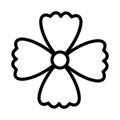 Obraz premium cute flower garden plant decorative icon