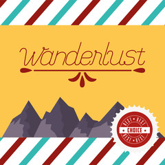 Travel and wanderlust vector design