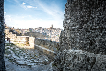 Matera, the city of stones of Matera in Basilicata, European capital of culture and UNESCO world heritage site