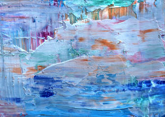 Background of paint on canvas