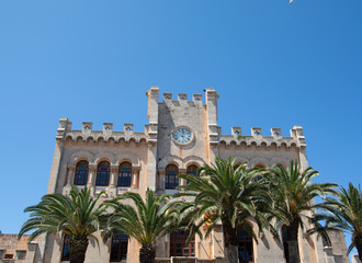 Fototapeta premium The town hall of Ciutadella de Menorca