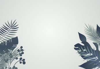 Nature background. Light vector illustraton with flowers.