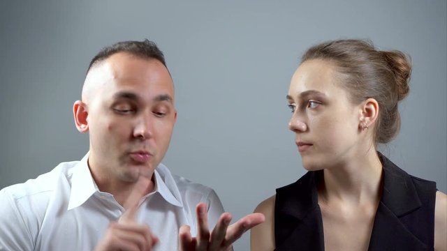 Video of couple during talking