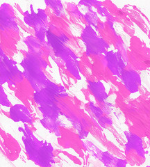 Fototapeta na wymiar Acrylic texture pink color, handmade for background or design, wallpaper.