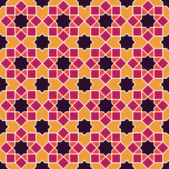Ethnic line islamic pattern