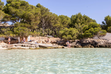 cala agulla à Majorque