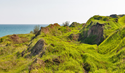 Fototapeta premium Black Sea seascape close to Odessa, Ukraine