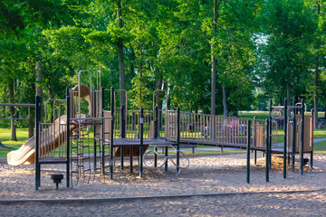 canadian playground in the park