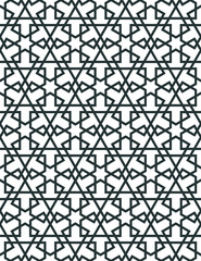 Ethnic line islamic pattern