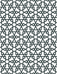 Ethnic line islamic pattern