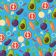 Healthy and organic food vector design