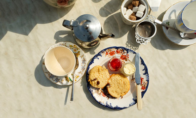 English cream tea