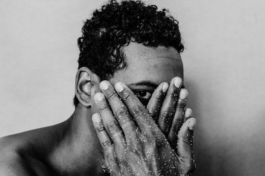 White and Black portrait