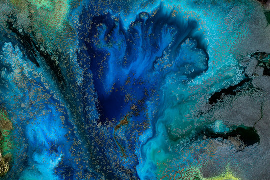 Abstract liquid background