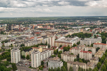 Fototapeta premium Tampere aerial