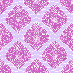 Ornamental ethnic art, patterned Indian, Turkish, Arabic, paisley. Hand drawn illustration. Tattoo, astrology, alchemy, boho and magic symbol. Original design in doodle style.